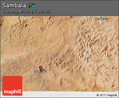 Satellite 3D Map of Sambala