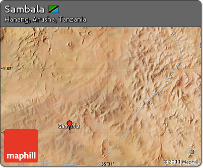 Satellite Map of Sambala