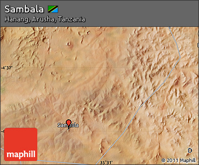 Satellite Map of Sambala