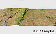 Satellite Panoramic Map of the area around 4° 32' 58" S, 40° 43' 30" W