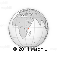 Outline Map of the Area around 4° 32' 58" S, 41° 43' 30" E, rectangular outline