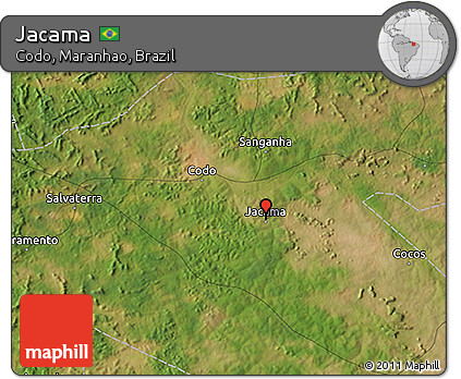 Satellite 3D Map of Jacama