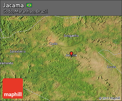 Satellite 3D Map of Jacama