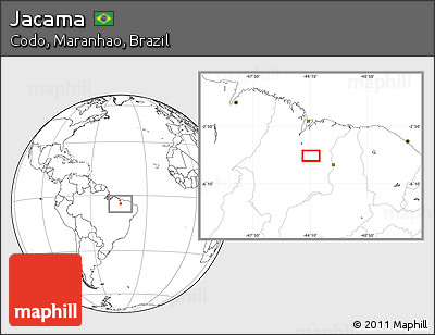 Blank Location Map of Jacama