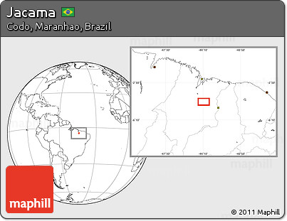 Blank Location Map of Jacama