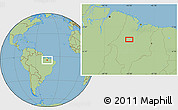 Savanna Style Location Map of the area around 4° 32' 58" S, 45° 49' 30" W