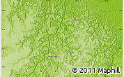 Physical Map of the area around 4° 32' 58" S, 45° 49' 30" W