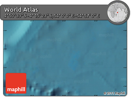 Satellite Map of the Area around 4° 32' 58" S, 54° 28' 30" E
