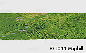 Satellite Panoramic Map of the area around 4° 32' 58" S, 56° 1' 29" W