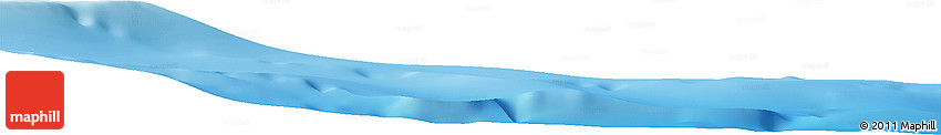 Shaded Relief Horizon Map of the Area around 4° 32' 58" S, 57° 1' 29" E