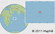 Savanna Style Location Map of the area around 4° 32' 58" S, 59° 34' 30" E