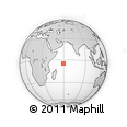 Outline Map of the Area around 4° 32' 58" S, 59° 34' 30" E, rectangular outline
