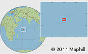Savanna Style Location Map of the area around 4° 32' 58" S, 62° 7' 30" E
