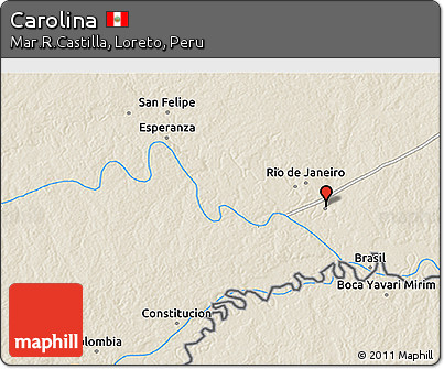 Shaded Relief 3D Map of Carolina