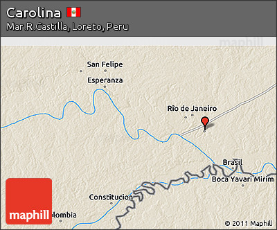 Shaded Relief 3D Map of Carolina