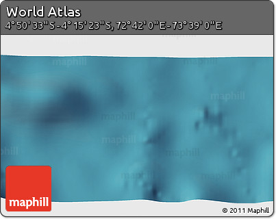 Satellite 3D Map of the Area around 4° 32' 58" S, 73° 10' 30" E