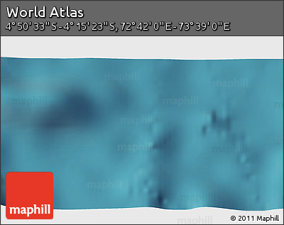 Satellite 3D Map of the Area around 4° 32' 58" S, 73° 10' 30" E