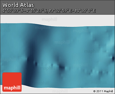 Satellite 3D Map of the Area around 4° 32' 58" S, 74° 1' 30" E