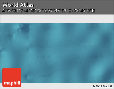 Satellite 3D Map of the Area around 4° 32' 58" S, 78° 16' 30" E