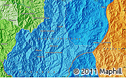 Political Map of the area around 4° 32' 58" S, 78° 58' 29" W