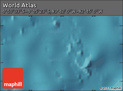 Satellite Map of the Area around 4° 32' 58" S, 83° 13' 29" W