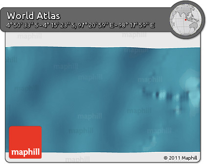 Satellite 3D Map of the Area around 4° 32' 58" S, 97° 49' 29" E