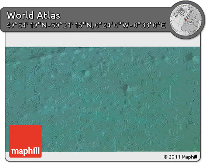 Satellite 3D Map of the Area around 50° 7' 47" N, 0° 4' 30" E