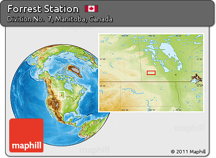 Physical Location Map of Forrest Station