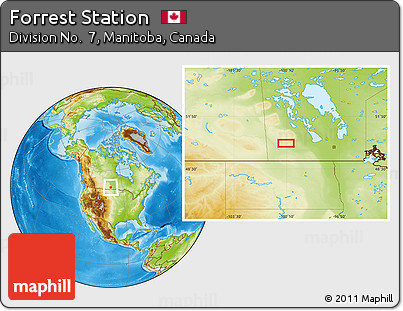 Physical Location Map of Forrest Station
