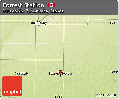 Physical Map of Forrest Station