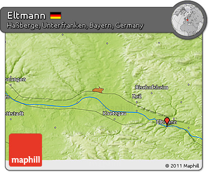 Physical 3D Map of Eltmann