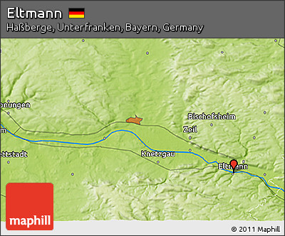 Physical 3D Map of Eltmann