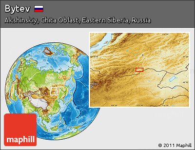 Physical Location Map of Bytev