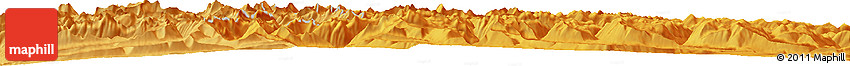 Political Horizon Map of the Area around 50° 7' 47" N, 116° 22' 30" W