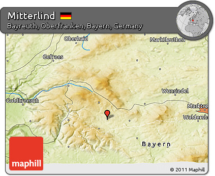 Physical 3D Map of Mitterlind