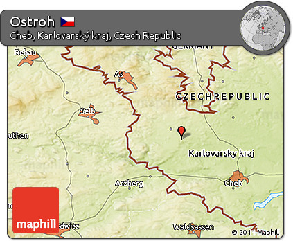 Physical 3D Map of Ostroh