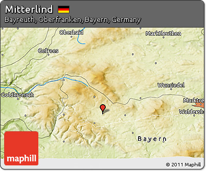 Physical 3D Map of Mitterlind