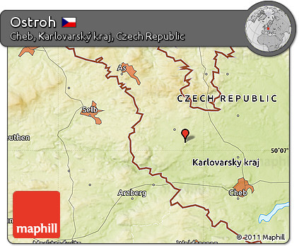 Physical Map of Ostroh