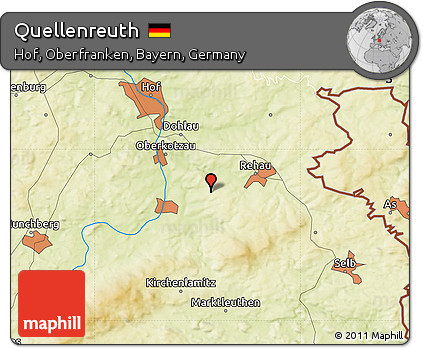 Physical Map of Quellenreuth