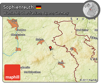 Physical Map of Sophienreuth