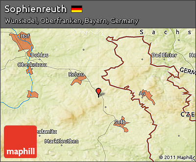 Physical Map of Sophienreuth