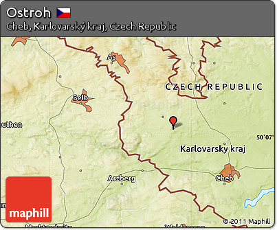 Physical Map of Ostroh