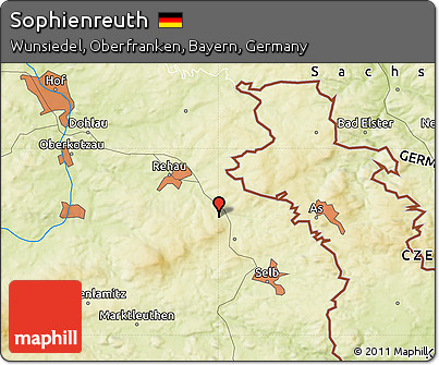 Physical Map of Sophienreuth