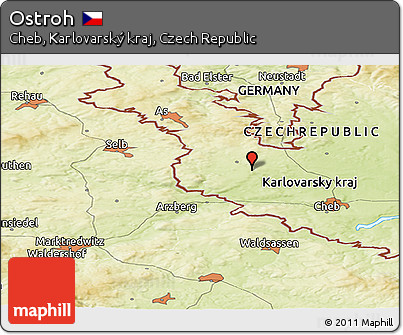 Physical Panoramic Map of Ostroh