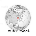 Outline Map of the Area around 50° 7' 47" N, 120° 46' 30" E, rectangular outline