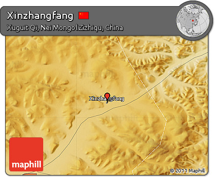 Physical Map of Xinzhangfang