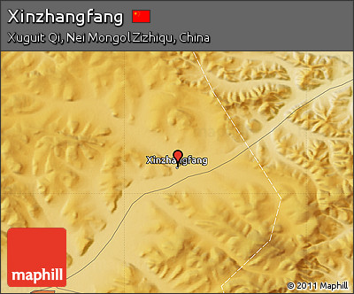 Physical Map of Xinzhangfang