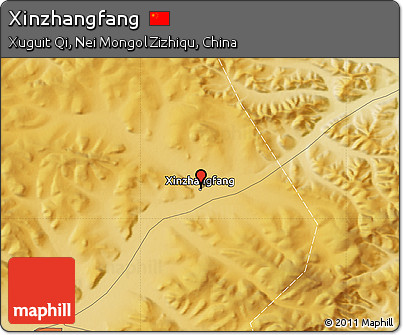 Physical Map of Xinzhangfang