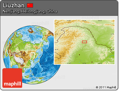 Physical Location Map of Liuzhan