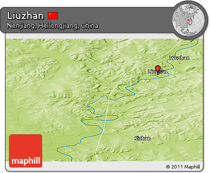 Physical Panoramic Map of Liuzhan